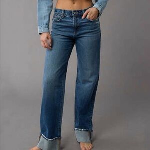 American Eagle Outfitters Stovepipe Wide Leg Jeans
